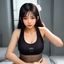 用户Lily_fit头像，健身达人风格，运动装扮